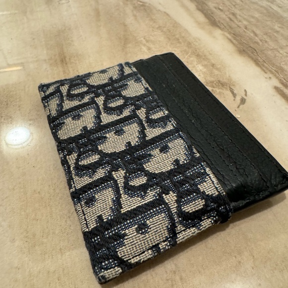 DIOR MENS CARDHOLDER. OBLIQUE cardholder. - Picture 5 of 11